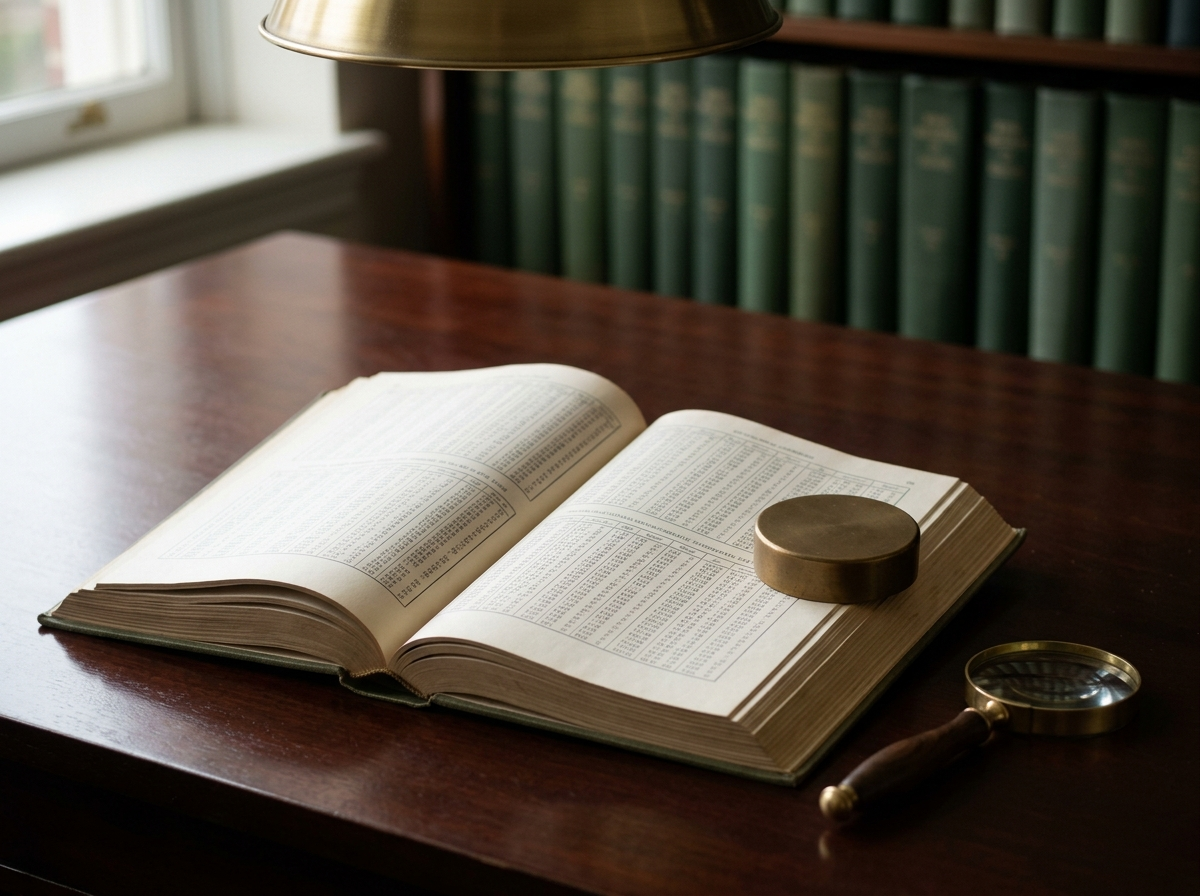 An open astronomical ephemeris on a library reading desk: a birth chart is calculated from birth date, exact time, and location